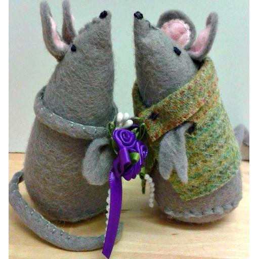 Felt Mice (4 inch)