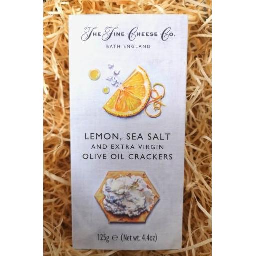 Lemon, Sea Salt and Olive Oil Crackers