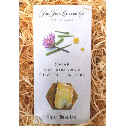 Chive and Olive Oil Crackers